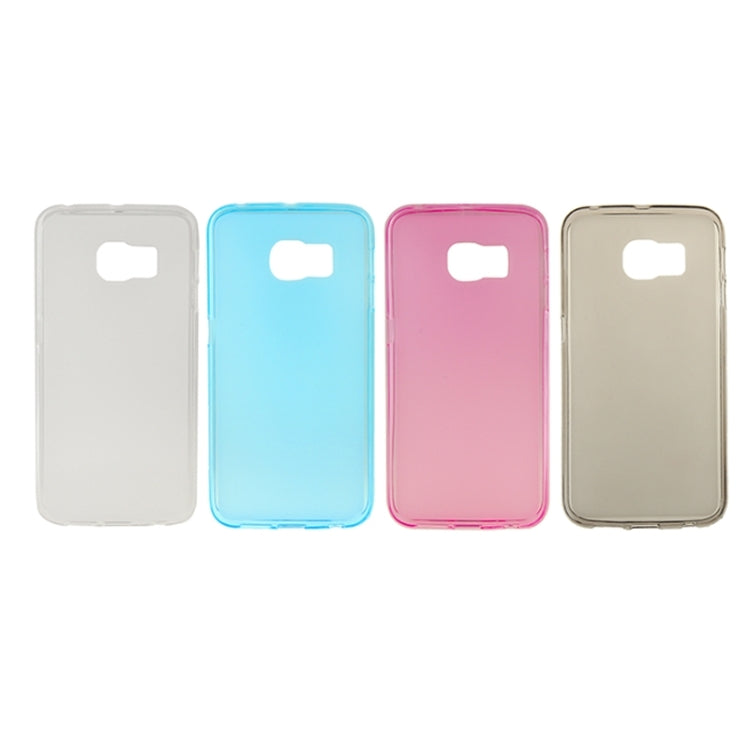 For Galaxy S6 edge Translucent Frosted TPU Case