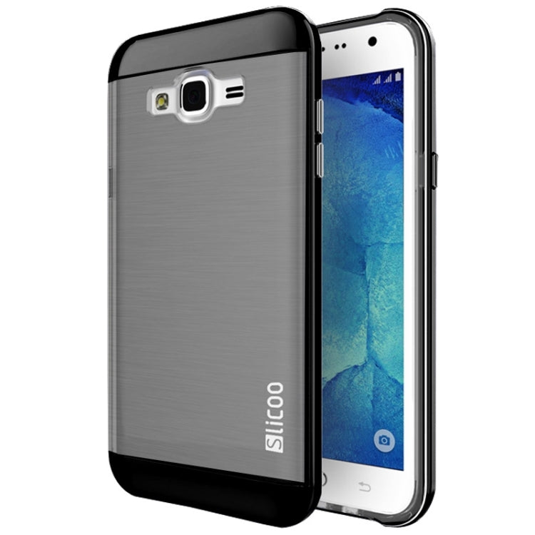Slicoo Brushed Texture Electroplating Combination Case for Galaxy J1 / J100