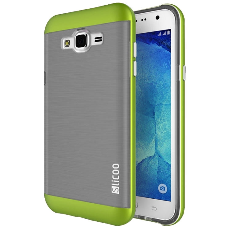 Slicoo Brushed Texture Electroplating Combination Case for Galaxy J1 / J100