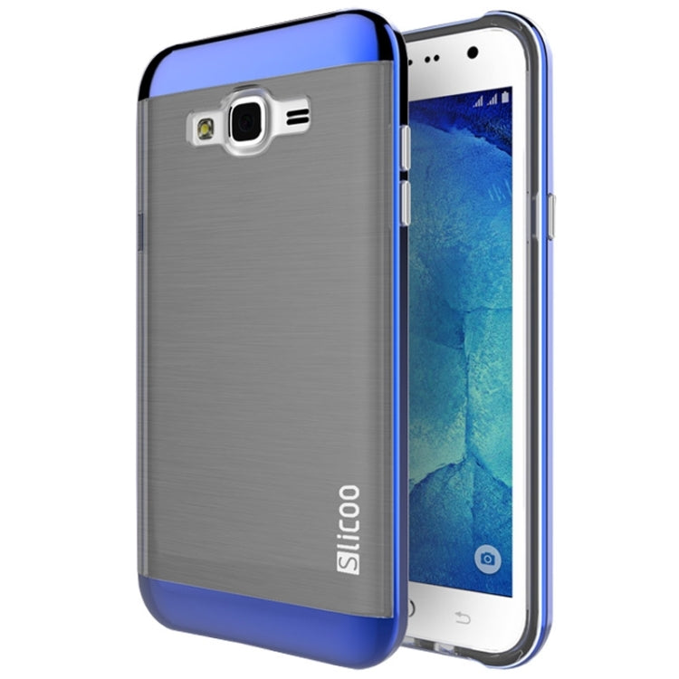 Slicoo Brushed Texture Electroplating Combination Case for Galaxy J1 / J100