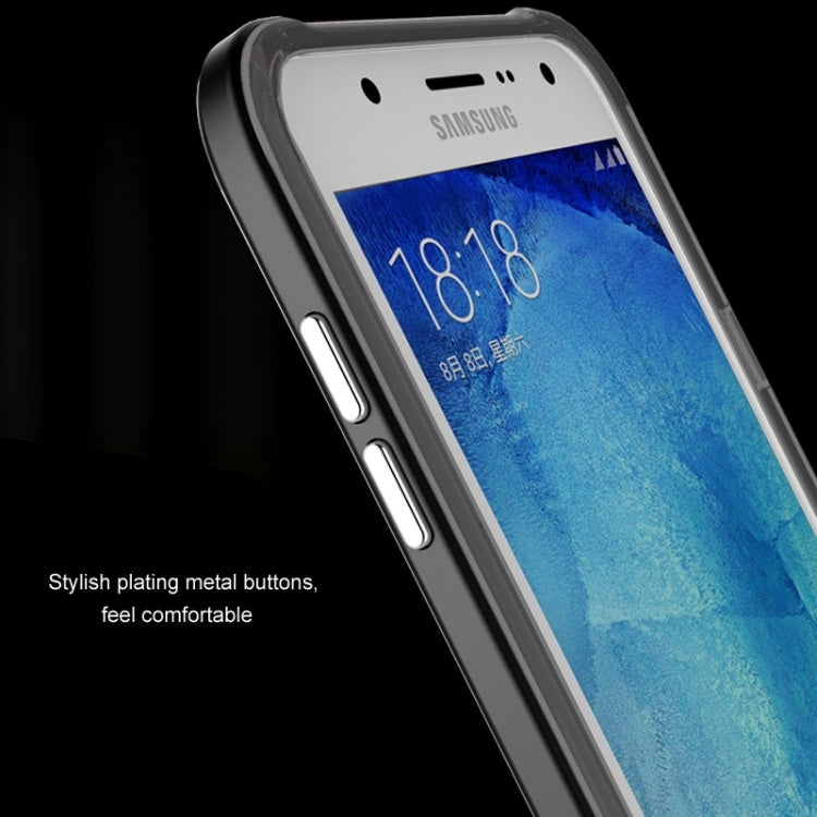 Slicoo Brushed Texture Electroplating Combination Case for Galaxy J5 / J500