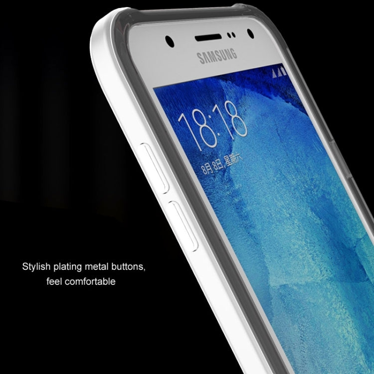 Slicoo Brushed Texture Electroplating Combination Case for Galaxy J5 / J500