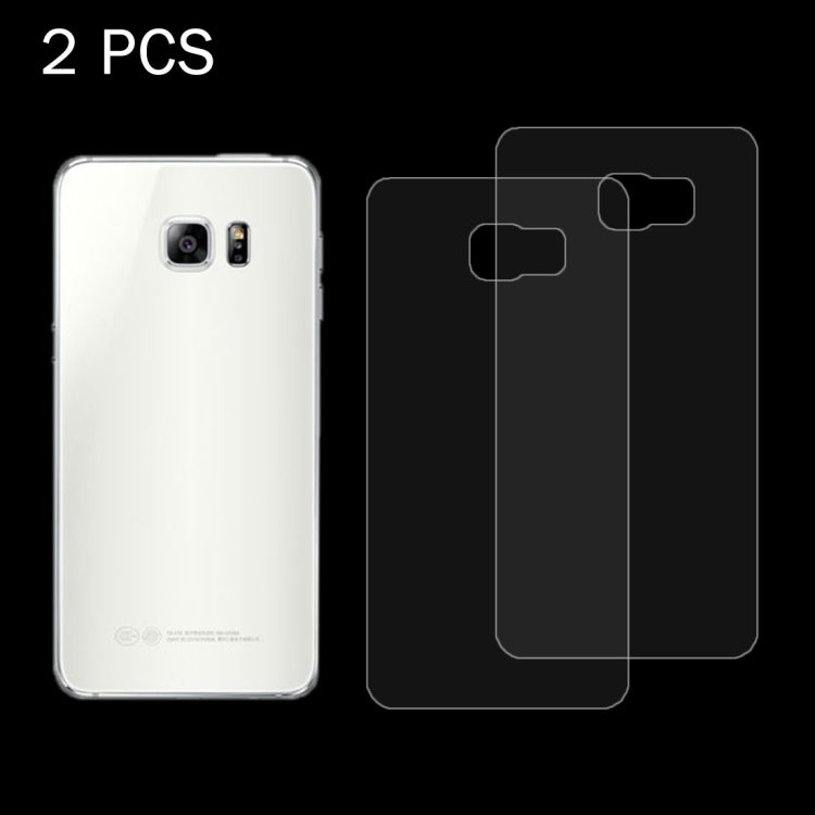 2 PCS for Galaxy S6 Edge+ / G928 0.26mm 9H+ Surface Hardness 2.5D Explosion-proof Tempered Glass Back Screen Film