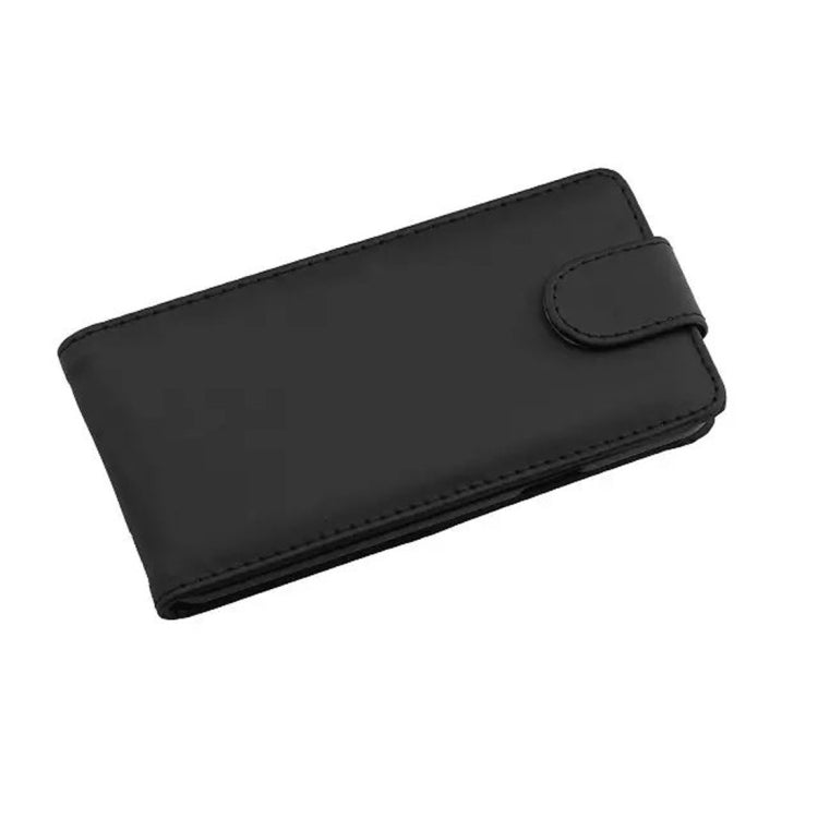 Vertical Flip Magnetic Snap Leather Case for Galaxy Grand Max / G720no(Black)
