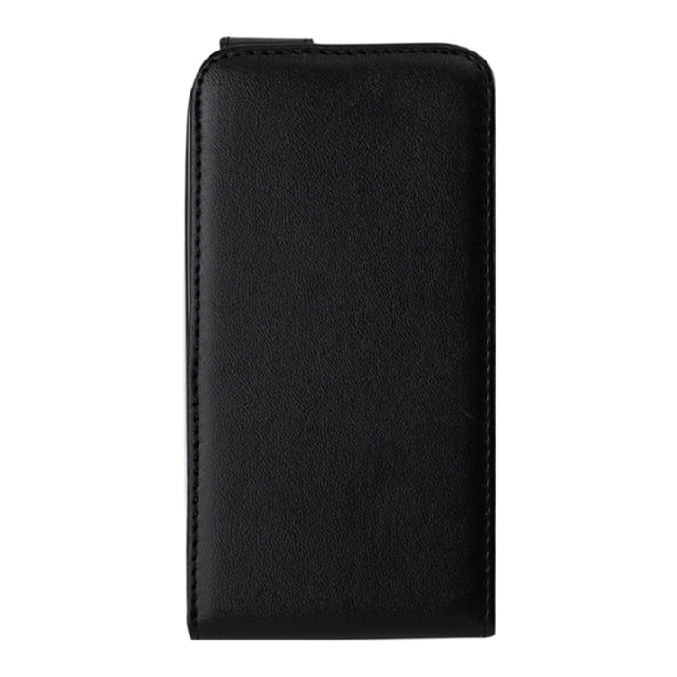 Vertical Flip Magnetic Snap Leather Case for Galaxy Trend 3 / G3509(Black)