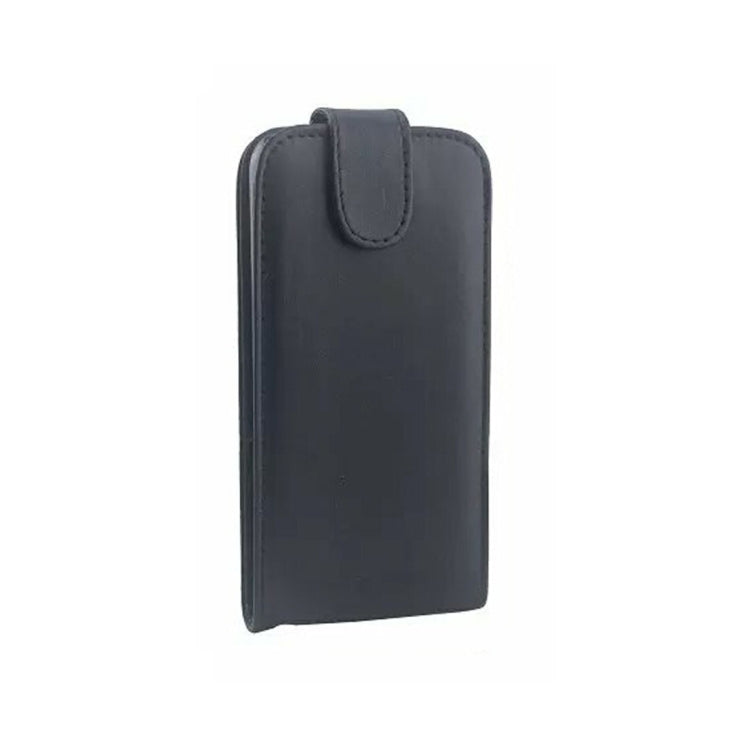 For Galaxy S6 / G920 Vertical Flip Magnetic Snap Leather Case(Black)