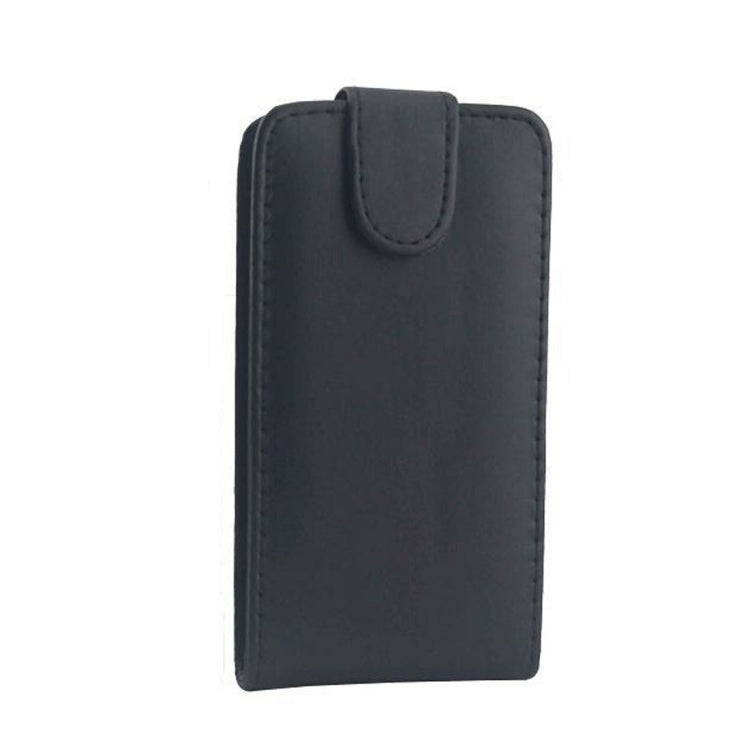 For Galaxy Ace Style LTE / G357 Vertical Flip Magnetic Snap Leather Case(Black)