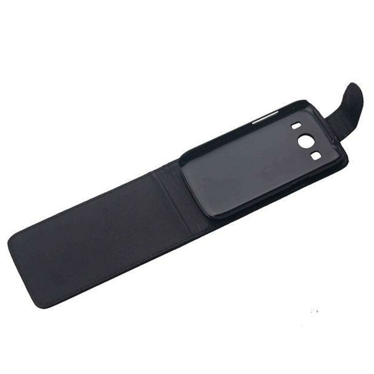For Galaxy Ace Style LTE / G357 Vertical Flip Magnetic Snap Leather Case(Black)