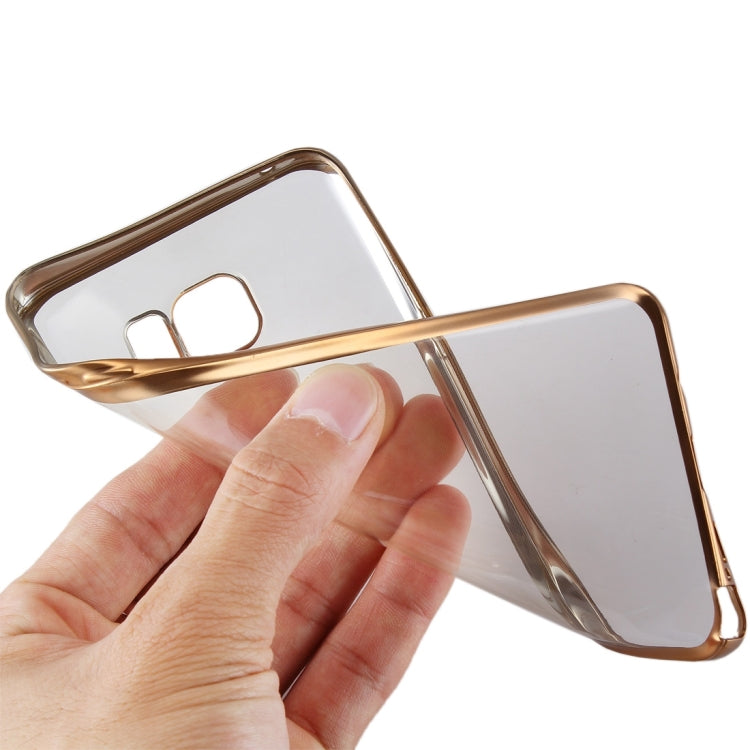 For Galaxy S7 Edge/G935 Plating Soft TPU Protective Cover Case