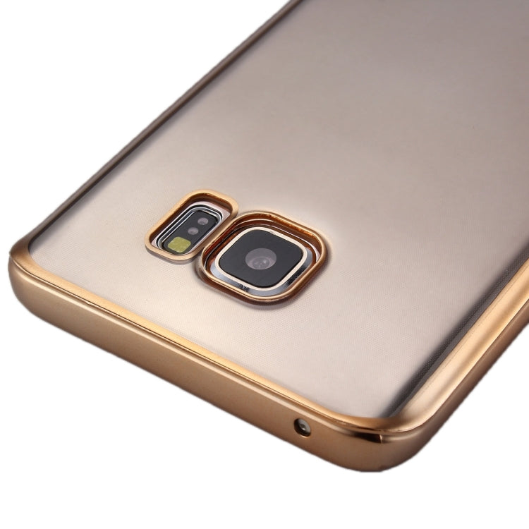 For Galaxy S7 Edge/G935 Plating Soft TPU Protective Cover Case