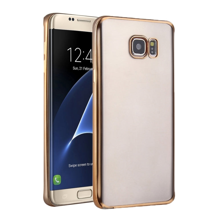 For Galaxy S7 Edge/G935 Plating Soft TPU Protective Cover Case