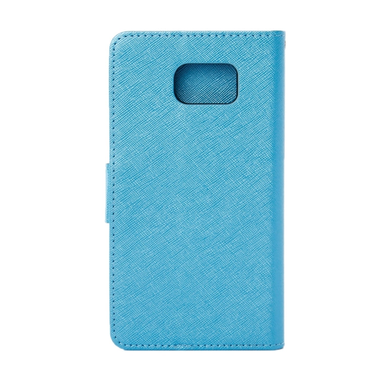 For Galaxy S7 / G930 Cross Texture Horizontal Flip Solid Color Leather Case with Holder & Card Slots & Wallet