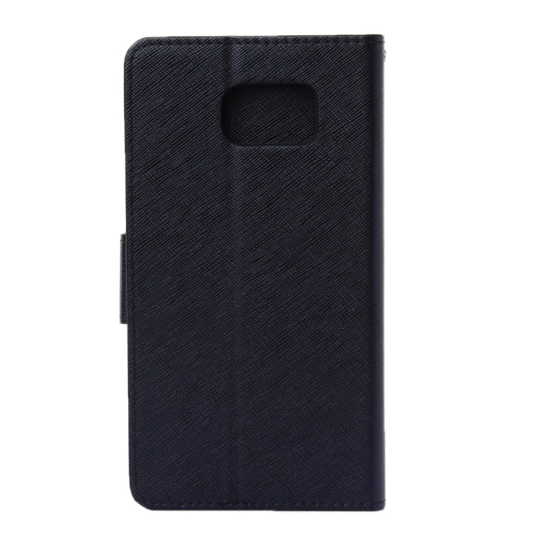 For Galaxy S7 Edge / G935 Cross Texture Horizontal Flip Solid Color Leather Case with Holder & Card Slots & Wallet