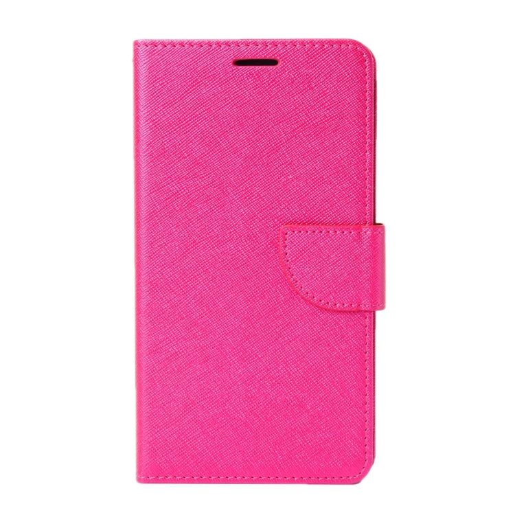 For Galaxy S7 Edge / G935 Cross Texture Horizontal Flip Solid Color Leather Case with Holder & Card Slots & Wallet