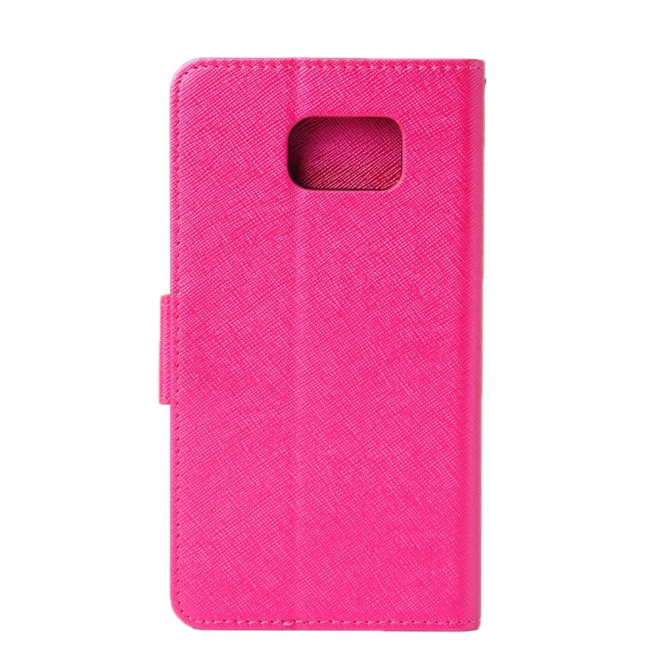 For Galaxy S7 Edge / G935 Cross Texture Horizontal Flip Solid Color Leather Case with Holder & Card Slots & Wallet