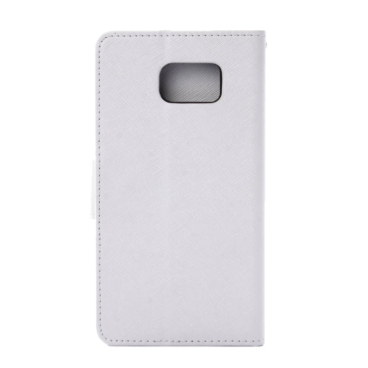 For Galaxy S7 Edge / G935 Cross Texture Horizontal Flip Solid Color Leather Case with Holder & Card Slots & Wallet