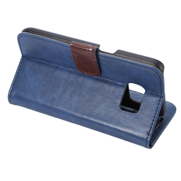 For Galaxy S7 / G930 Crazy Horse Texture Horizontal Flip Leather Case with Holder & Card Slots & Wallet