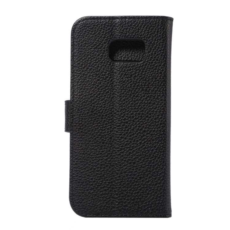 For Galaxy S7 / G930 Litchi Texture Horizontal Flip Leather Case with Holder & Card Slots & Wallet