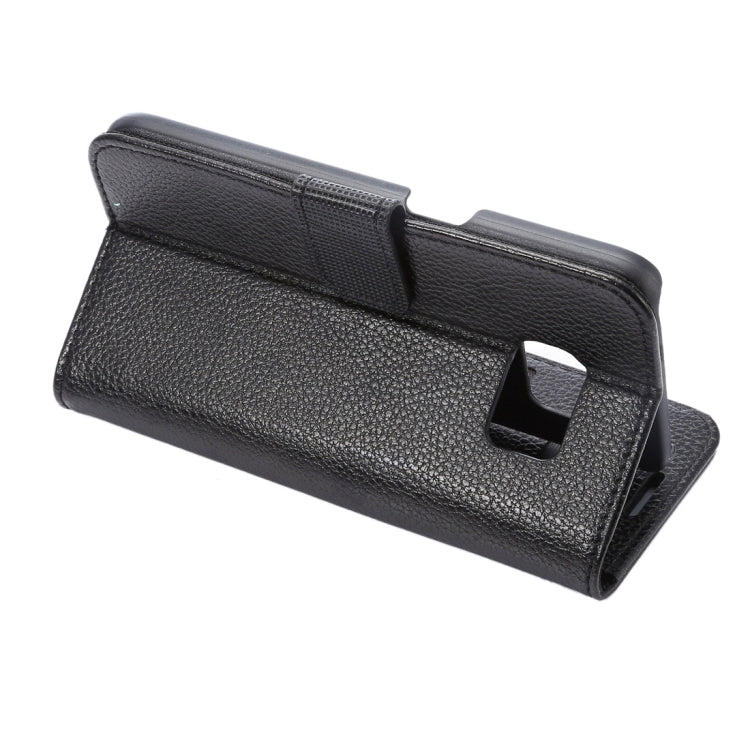 For Galaxy S7 / G930 Litchi Texture Horizontal Flip Leather Case with Holder & Card Slots & Wallet