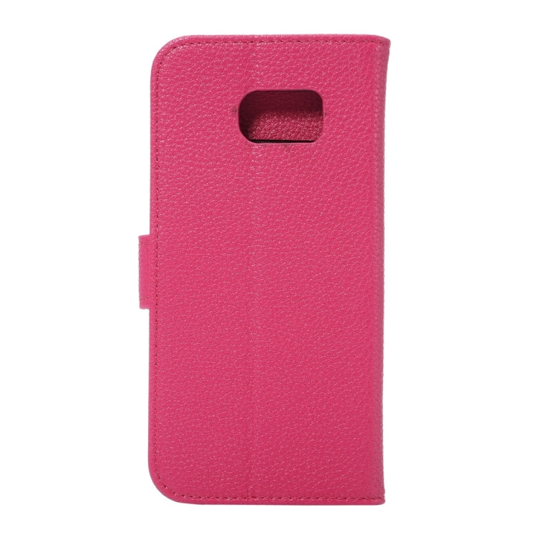 For Galaxy S7 / G930 Litchi Texture Horizontal Flip Leather Case with Holder & Card Slots & Wallet
