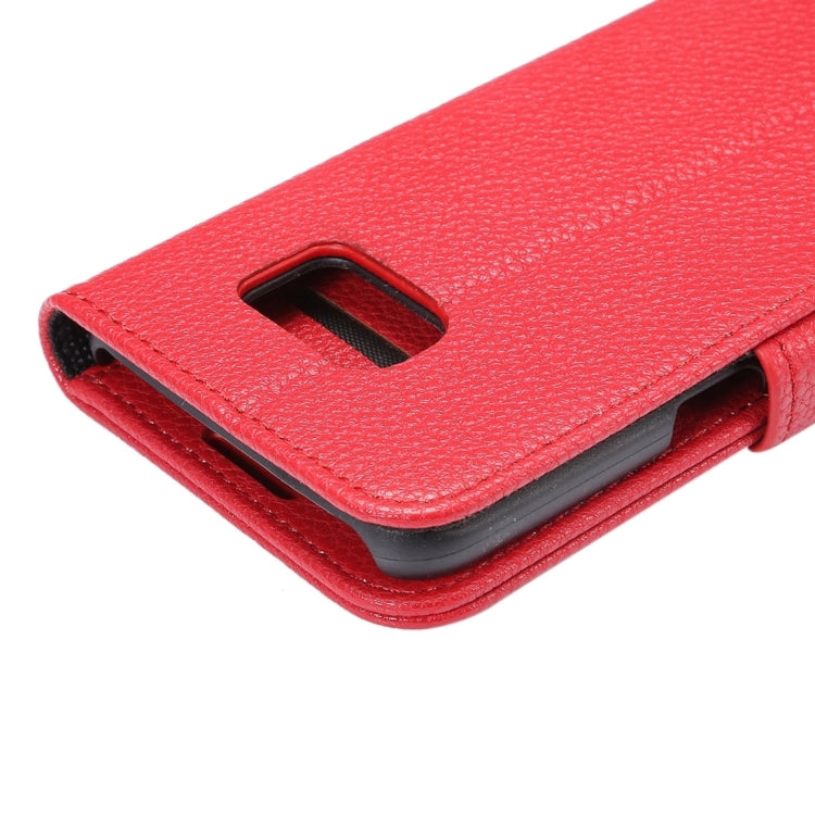 For Galaxy S7 / G930 Litchi Texture Horizontal Flip Leather Case with Holder & Card Slots & Wallet