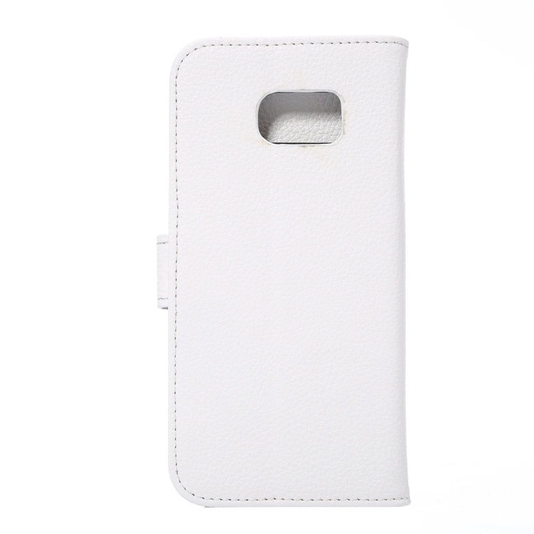 For Galaxy S7 / G930 Litchi Texture Horizontal Flip Leather Case with Holder & Card Slots & Wallet