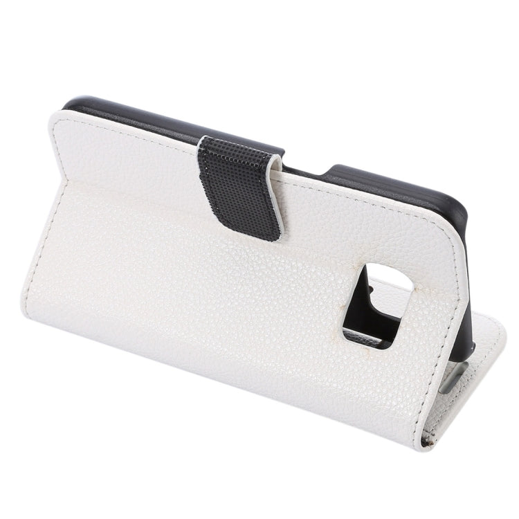 For Galaxy S7 / G930 Litchi Texture Horizontal Flip Leather Case with Holder & Card Slots & Wallet