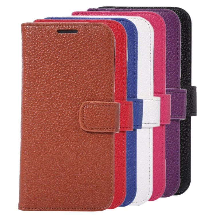 For Galaxy S7 / G930 Litchi Texture Horizontal Flip Leather Case with Holder & Card Slots & Wallet