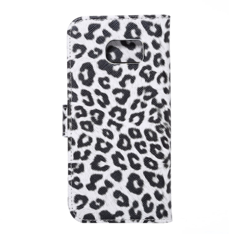 For Galaxy S7 Edge/ G935 Leopard Texture Horizontal Flip Leather Case with Holder & Card Slots & Wallet