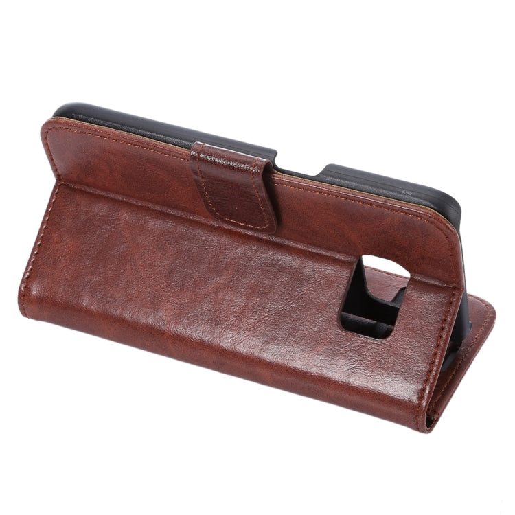 For Galaxy S7 Edge/ G935 Crazy Horse Texture Horizontal Flip Leather Case with Holder & Card Slots & Wallet