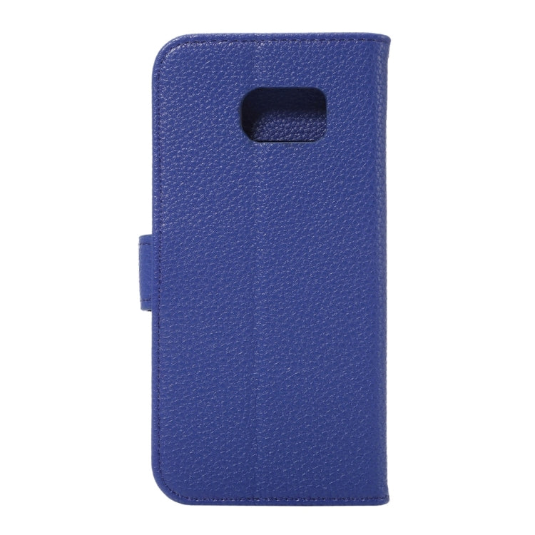For Galaxy S7 Edge/ G935 Litchi Texture Horizontal Flip Leather Case with Holder & Card Slots & Wallet
