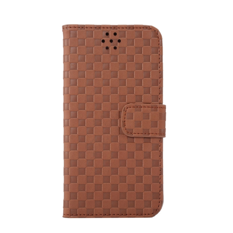 For Galaxy S7 / G930 Small Grid Voltage Texture Horizontal Flip Leather Case with Holder & Card Slots