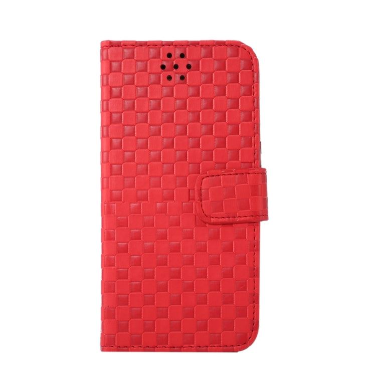 For Galaxy S7 / G930 Small Grid Voltage Texture Horizontal Flip Leather Case with Holder & Card Slots