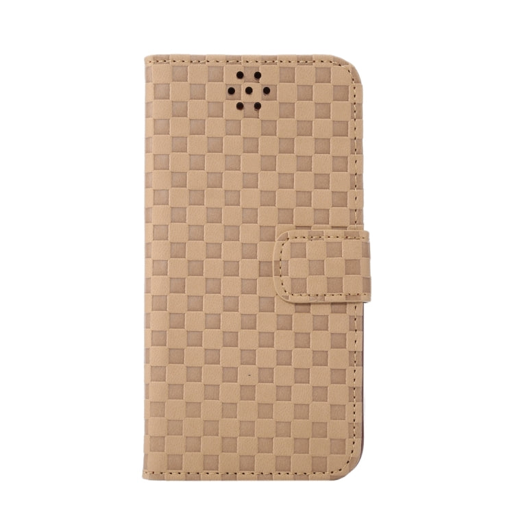 For Galaxy S7 / G930 Small Grid Voltage Texture Horizontal Flip Leather Case with Holder & Card Slots