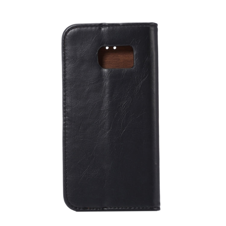 For Galaxy S7/G930 Magnetic Crazy Horse Texture Horizontal Flip Leather Case with Holder & Card Slots