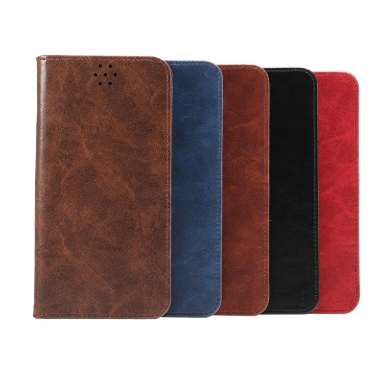 For Galaxy S7/G930 Magnetic Crazy Horse Texture Horizontal Flip Leather Case with Holder & Card Slots