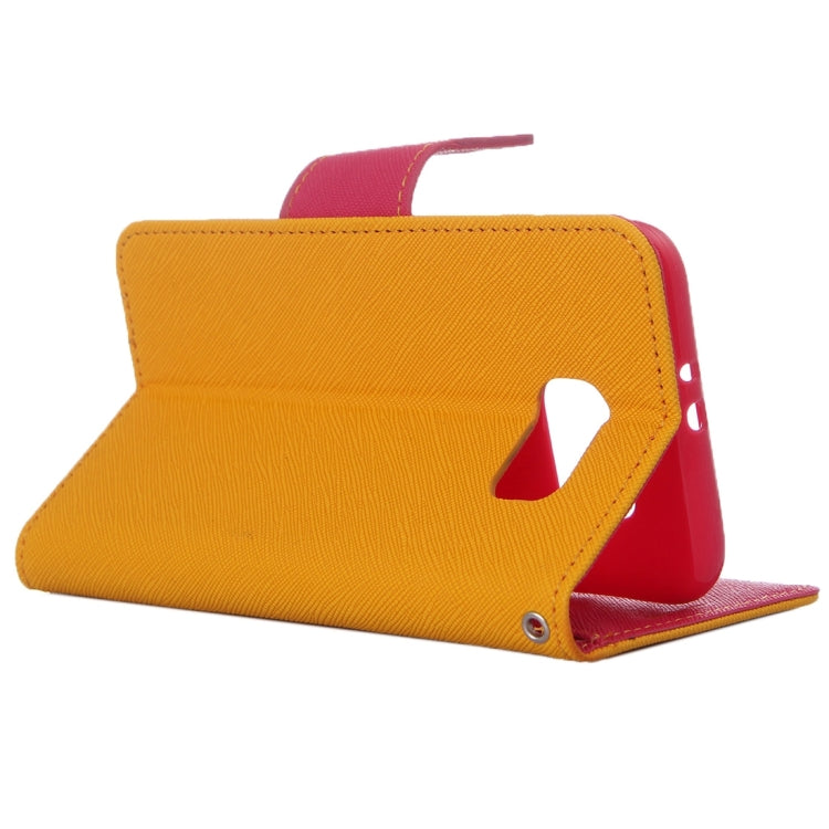 For Galaxy S7 / G930 Cross Texture Leather Case with Holder & Card Slots & Wallet