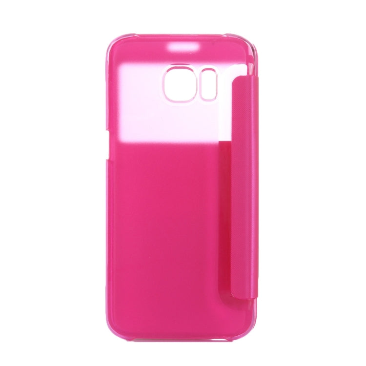 For Galaxy S7 / G930 Horizontal Flip Leather Case with Call Display ID