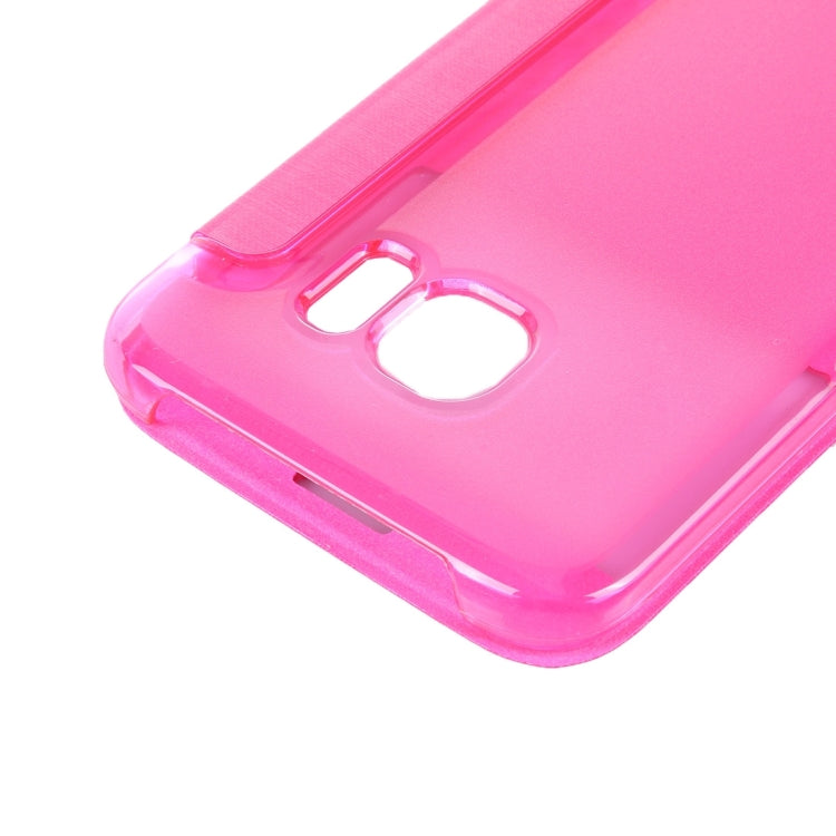 For Galaxy S7 / G930 Horizontal Flip Leather Case with Call Display ID