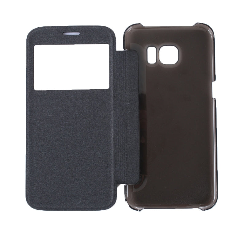 For Galaxy S7 Edge/ G935 Horizontal Flip Leather Case with Call Display ID