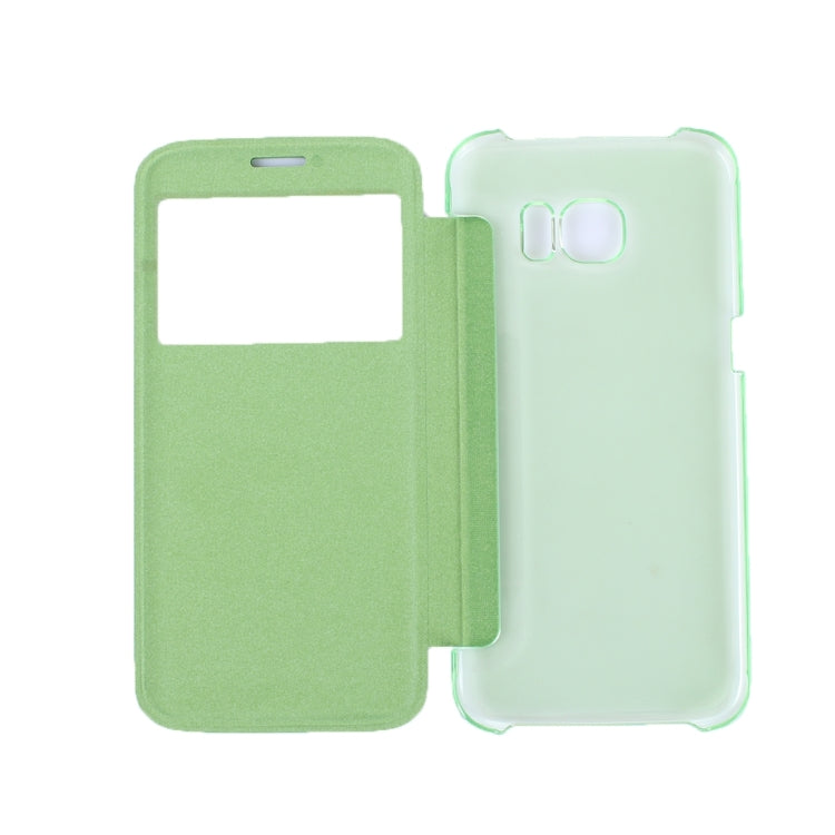 For Galaxy S7 Edge/ G935 Horizontal Flip Leather Case with Call Display ID