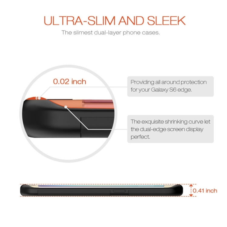 SLiCOO for Galaxy S6 Edge PC + TPU Combination Case