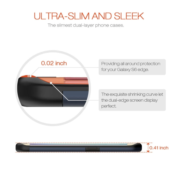 SLiCOO for Galaxy S6 Edge PC + TPU Combination Case