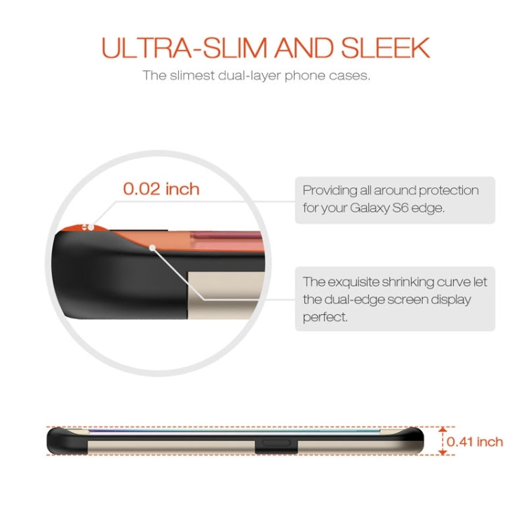 SLiCOO for Galaxy S6 Edge PC + TPU Combination Case