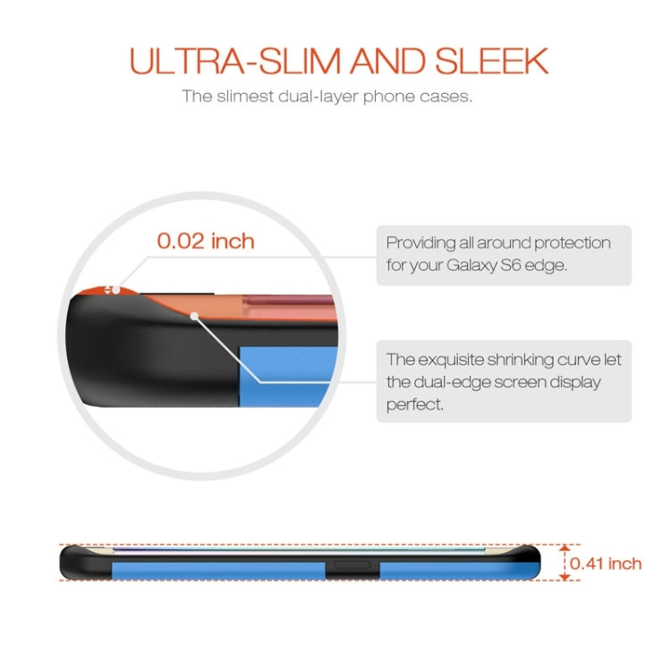 SLiCOO for Galaxy S6 Edge PC + TPU Combination Case