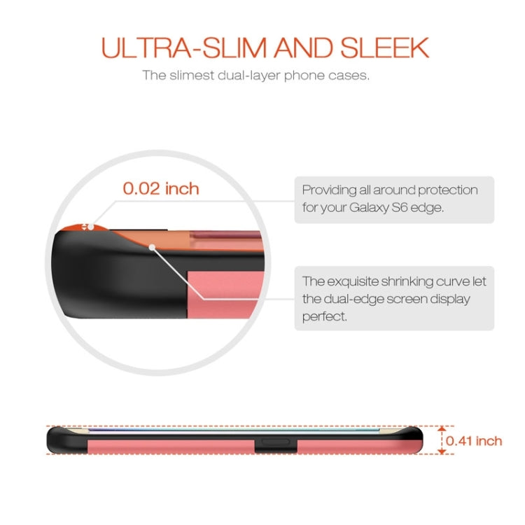 SLiCOO for Galaxy S6 Edge PC + TPU Combination Case