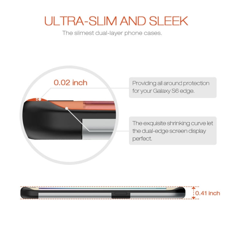 SLiCOO for Galaxy S6 Edge PC + TPU Combination Case