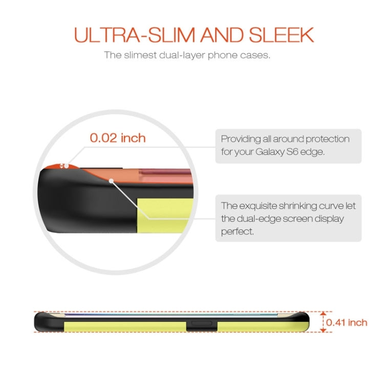 SLiCOO for Galaxy S6 Edge PC + TPU Combination Case