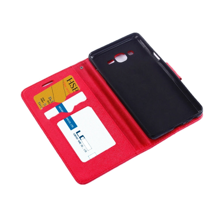 For Galaxy J3 / J310 Cross Texture Horizontal Flip Solid Color Leather Case with Holder & Card Slots & Wallet