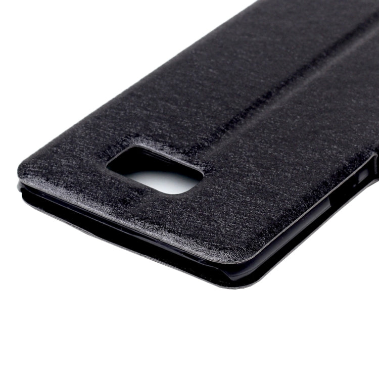 For Galaxy S7 / G930 Silk Texture Horizontal Flip Solid Color Leather Case with Call Display ID
